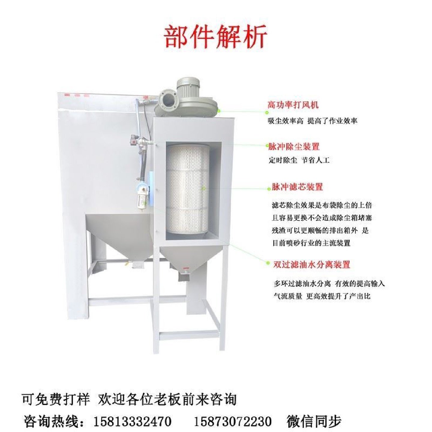 喷砂机除锈小型干式自动工业高压水喷沙手动石材玻璃模具打砂机,淘宝优惠券,粉丝福利购,淘宝优惠卷