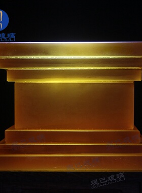 七色琉璃须弥座琉璃金刚底座佛座七色琉璃佛像财神底座佛台观音座