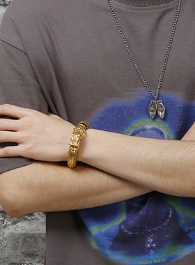 Zodiac Dragon Bracelet Dragon Scale Domineering Mens Bracele