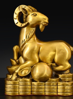 纯铜十二生肖摆件桌面属鼠牛虎兔龙蛇马羊猴鸡狗猪家居中式装饰品