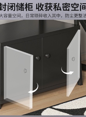 柜子收纳柜储物柜房间置物架落地多层书架货柜家用客厅书桌旁媛洛