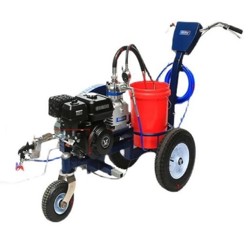 热熔划线机小型手推式道路公路热熔釜马路震荡冷喷油漆画线一体机 - 图1