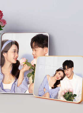 婚纱照相框摆台桌面摆件照片定制洗结婚照做成客厅玄关装饰打印加