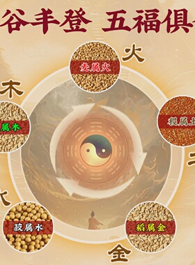 五谷丰登杂粮摆件布置乔迁之喜搬新家入宅旺宅温居入伙装饰用品