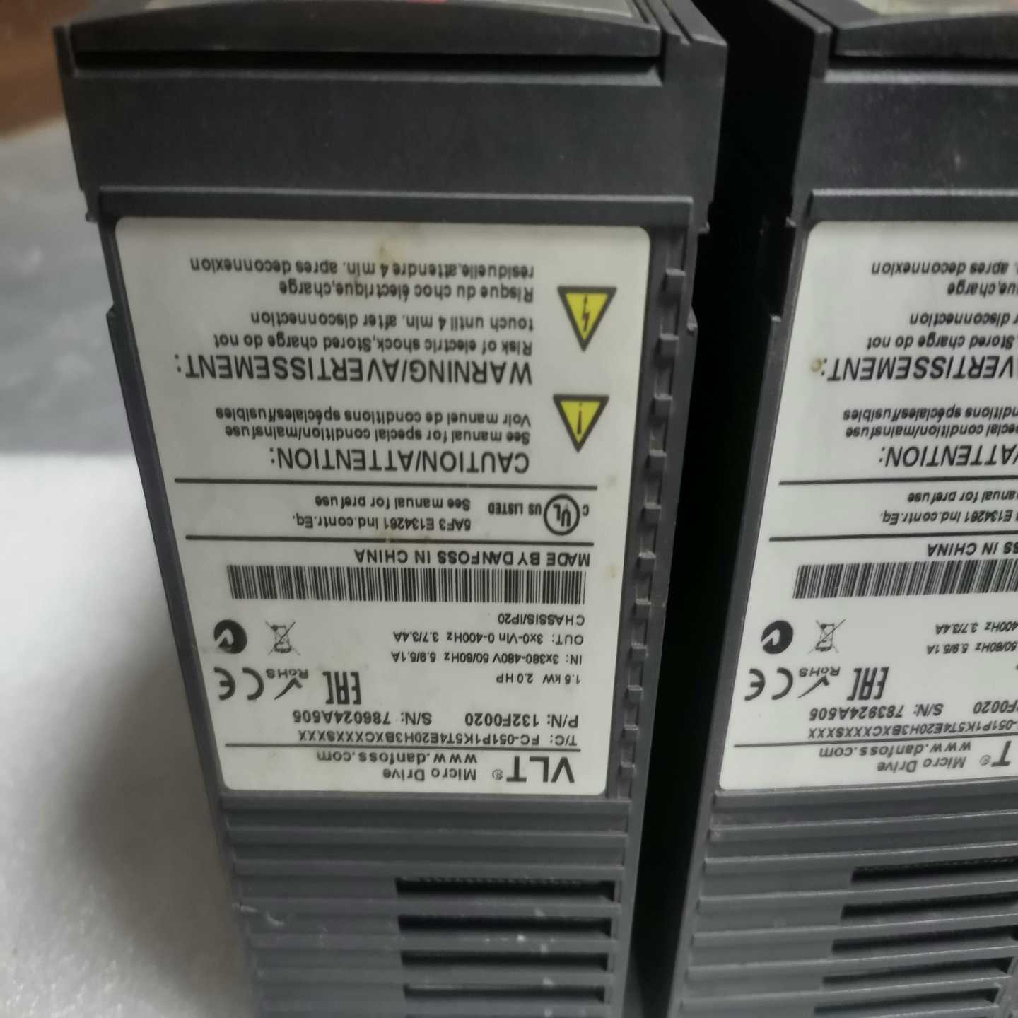 【星慕电子】丹佛斯变频器,FC-051P1K5T4E20H3BXC,两台 - 图3