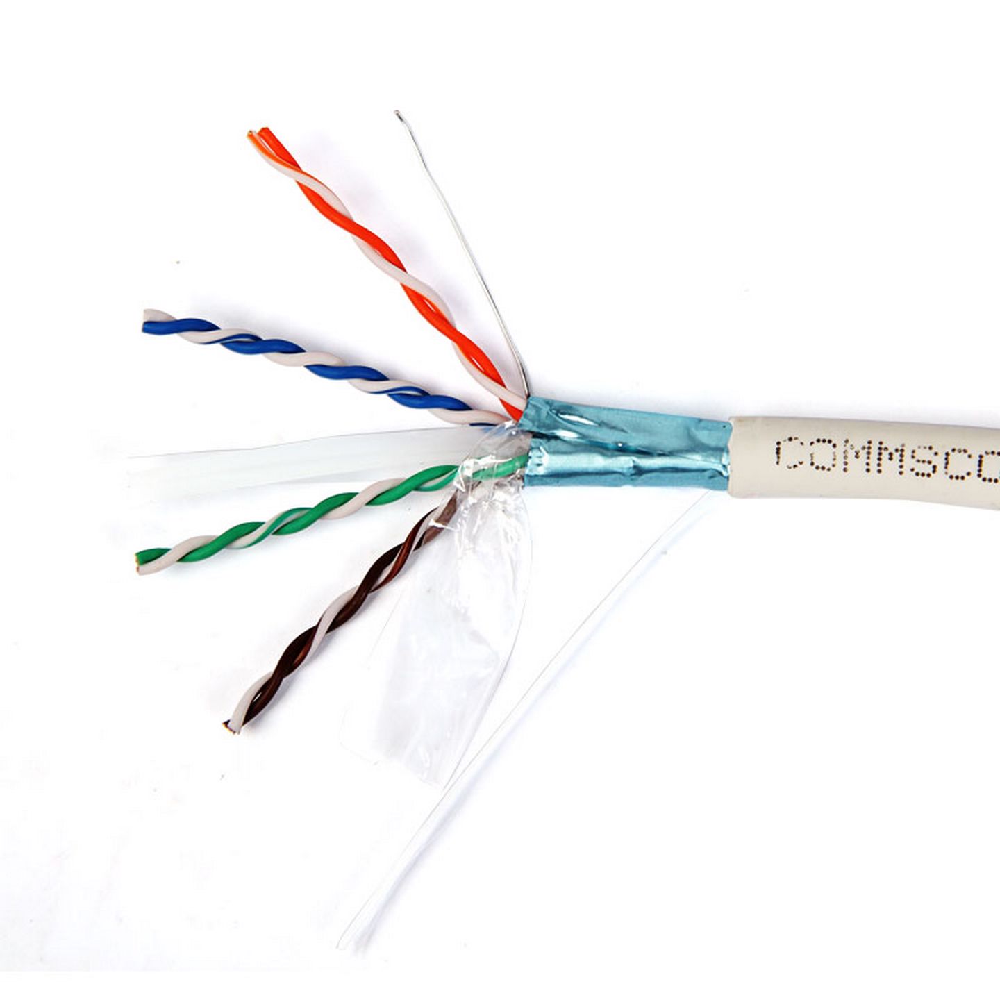 安普AMP康普原装CS44Z1超六类万兆屏蔽网线低烟无卤CAT6A无氧铜 - 图1