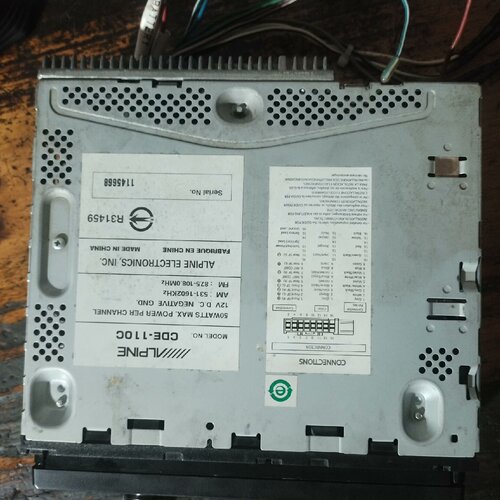 阿尔派CDE110C收音国频不进碟读AUU盘原-议价 - 图0