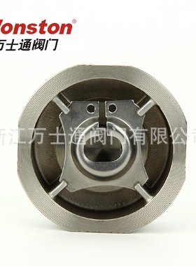 止回阀H71H静音处理304316对夹式不锈钢单向阀手动升降式止回阀