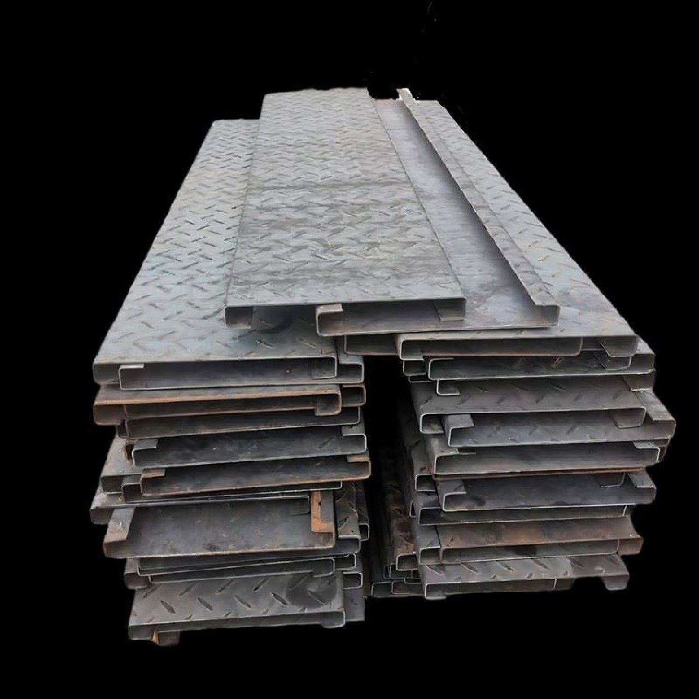 现货Q235B楼梯踏步镀锌压花纹板铺路防滑中厚板钢板切割折弯加工,淘宝优惠券,粉丝福利购,淘宝优惠卷