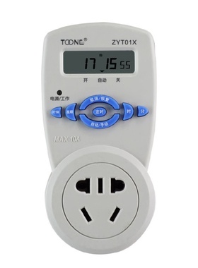 卓一ZYT01X电源循环电子时间定时自动断电时控开关插座控制器220V