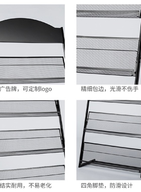应豪杂志架报刊架资料收纳展示架宣传册折页书报金属单页简约王金