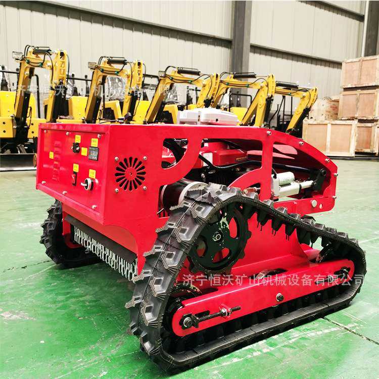 恒沃遥控履带式割草机 边坡园林河堤草坪开荒除草机 路边割草机,淘宝优惠券,粉丝福利购,淘宝优惠卷