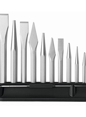瑞士原装进口PB Swiss Tools 凿子和锥形冲头11件套装 PB 860 H