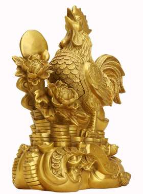 杨桐记十二生肖鸡 铜鸡摆件 吉星高照鸡