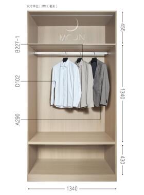 MOON慕空间现代简约样板房衣帽间男士西服衬衫摆件展厅售楼处饰品