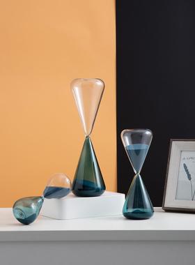 北欧沙漏计时器30分钟摆件创意家居个性儿童简约现代房间学生装饰