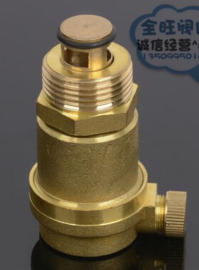 黄铜排气阀 丝口自动排气阀 黄铜自动螺纹排气阀门4分 6分1寸