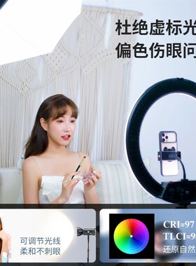 雷普曼MAX200W专业直播间补光灯主播用美颜led摄影灯美食服装拍照