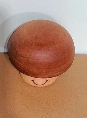 创意木制朋儿童玩EXD具节日礼物一男女友八音乐盒菇摆件蘑精灵