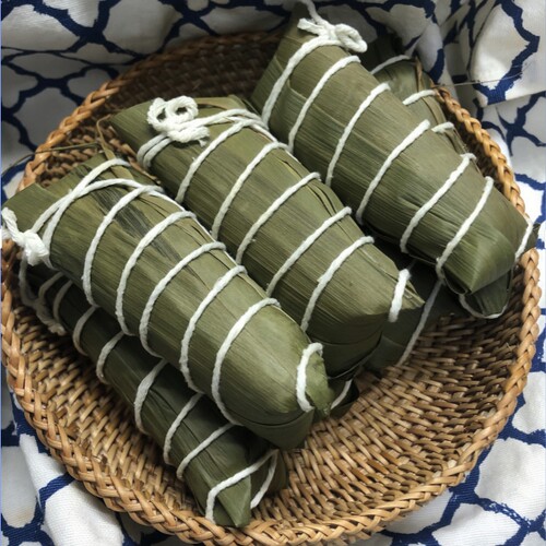 豆沙甜粽子霸王粽端午礼品盒手工传统真空独立包装250克素粽批发 - 图0