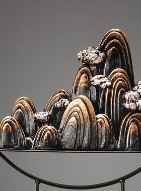 新中式家居客厅玄关禅意软装饰品创意摆设电视柜酒柜办公桌面摆件