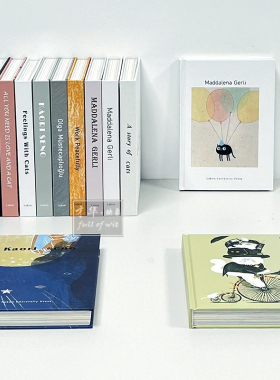 样板间儿童房装饰品真书猫咪绘本仿真书书柜宇航星空摆设