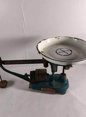 老式秤砣民俗老物件怀供销社货老台托盘秤收DSU藏摆件影秤视道具