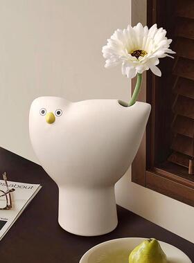 创意中古装风花瓶摆客件陶瓷众厅插花250108小玄关边柜家居饰高级