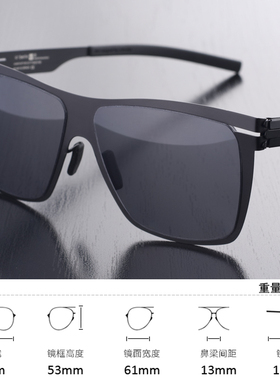 太阳眼镜无螺丝墨镜德国黑色蛤蟆镜飞行超轻弹性框架超Z薄男女时