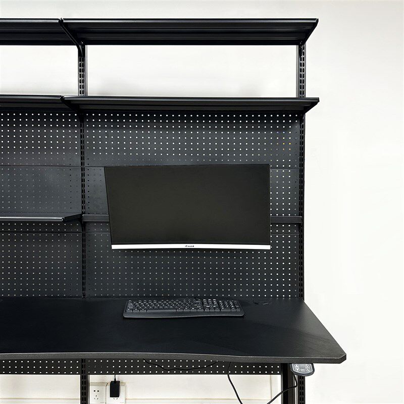 Monitor stand arm heightening desktop computer hanging hole-free girl hole board bookshelf accessories hardware hole board