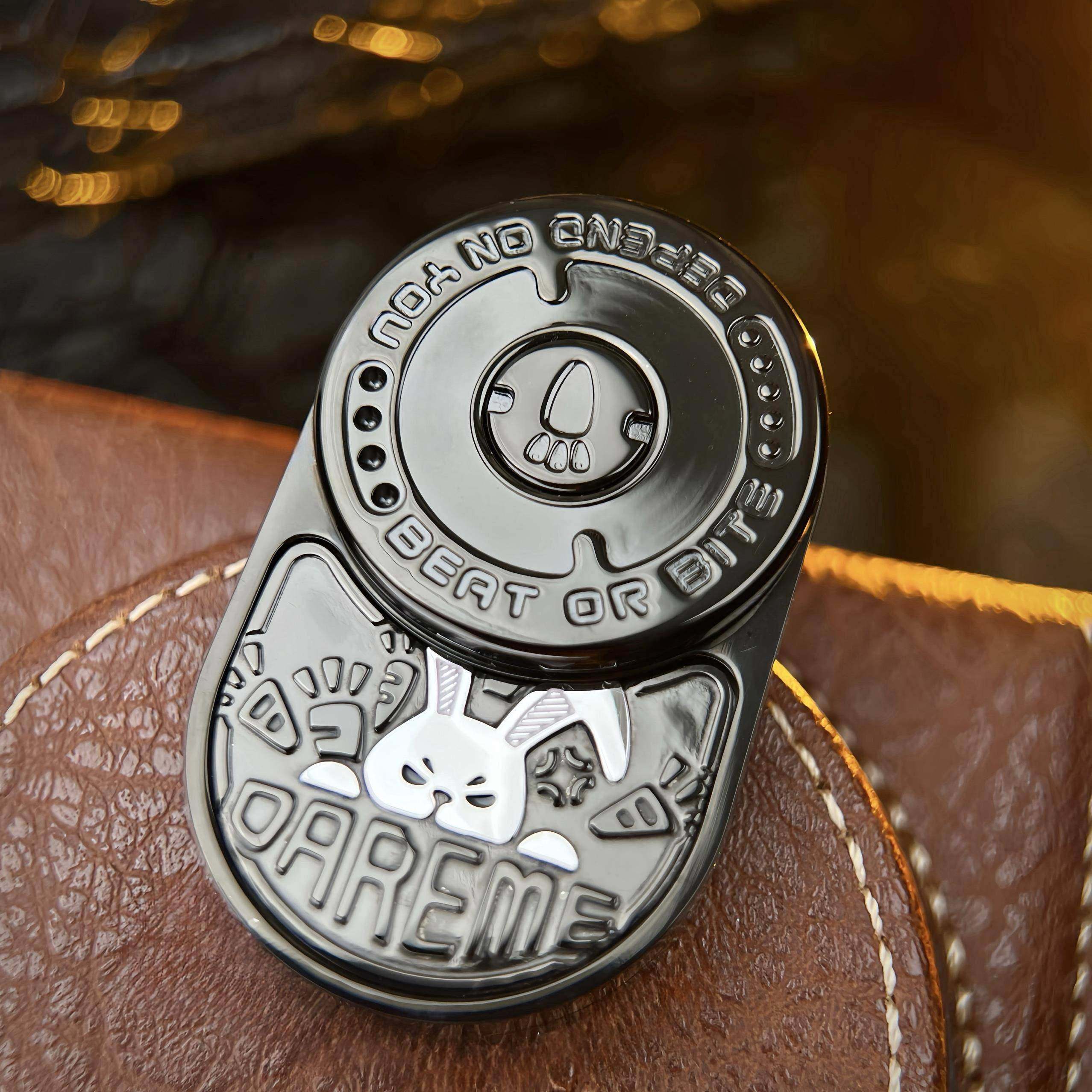 暴躁兔MIX推牌律动不锈钢机械棘轮EDC解压玩具潮玩指尖陀螺乐派版,淘宝优惠券,粉丝福利购,淘宝优惠卷