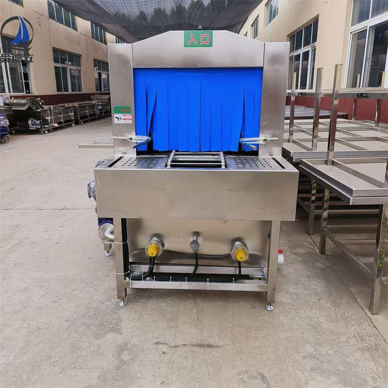 隧道式周转筐清洗线 汽车配件购物篮自动洗箱机 去油污速度可调节,淘宝优惠券,粉丝福利购,淘宝优惠卷