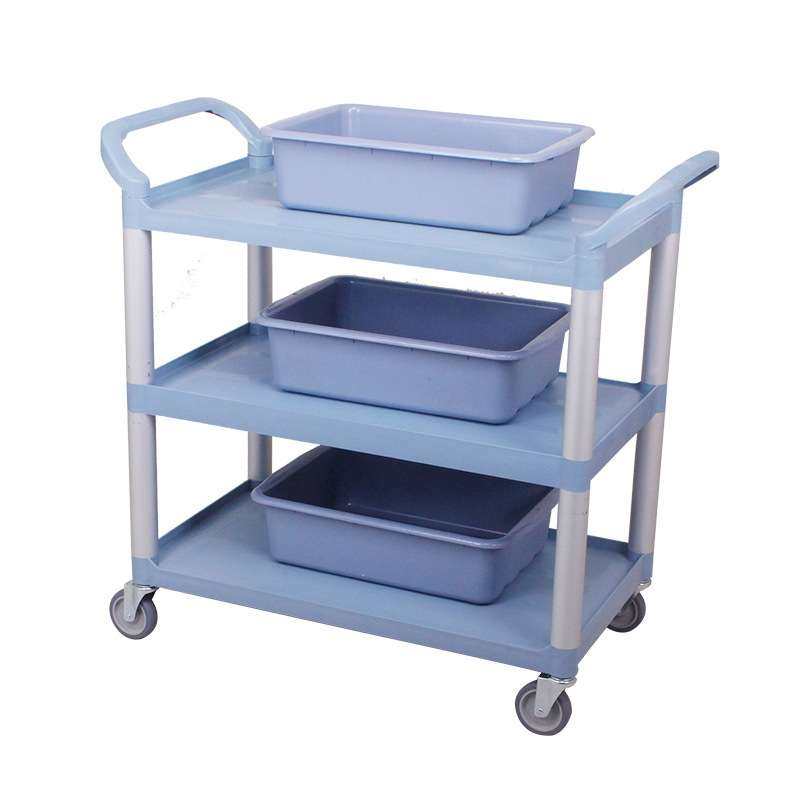 餐厅收餐车收碗车大号塑料三层手推车餐盘餐盆收集车饭店撤台车,淘宝优惠券,粉丝福利购,淘宝优惠卷