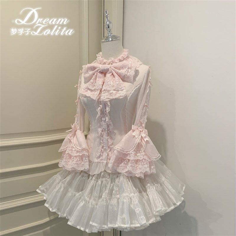 【梦乐园】夏日doll感雪纺半袖百搭Lolita内搭衬衫,淘宝优惠券,粉丝福利购,淘宝优惠卷