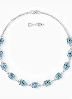 海蓝水晶项链女手链耳环