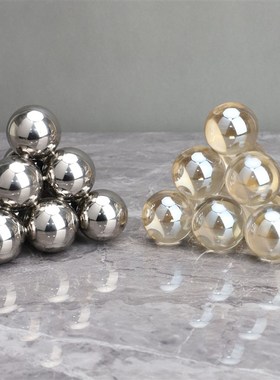 北欧水晶堆样板房售楼部卧室客厅餐厅书房桌面家居玄关饰品摆件