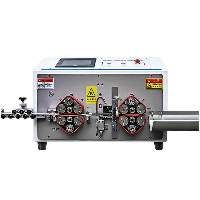 Fully automatic sheath wire stripping machine multi-core wire inner and outer skin stripping machine circular sheath cable sheath core stripping machine