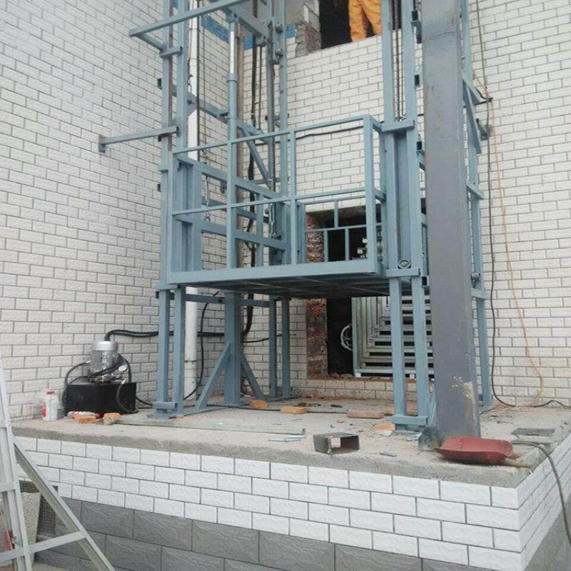 导轨式升降平台生产车间仓库导轨式液压升降货梯装卸货平台,淘宝优惠券,粉丝福利购,淘宝优惠卷