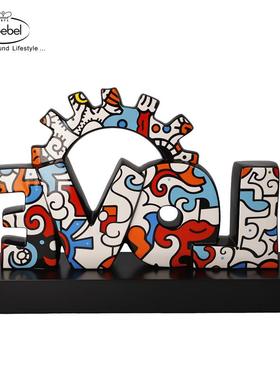 德国Goebel进口欧式陶瓷客厅装饰品摆件轻奢高档情人结婚礼物比利