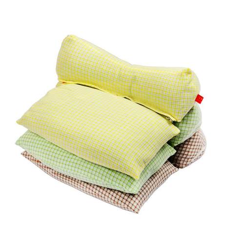 荞麦颈椎枕头连体枕护颈椎助睡眠三角枕成人硬荞麦壳枕可拆卸枕C& - 图3