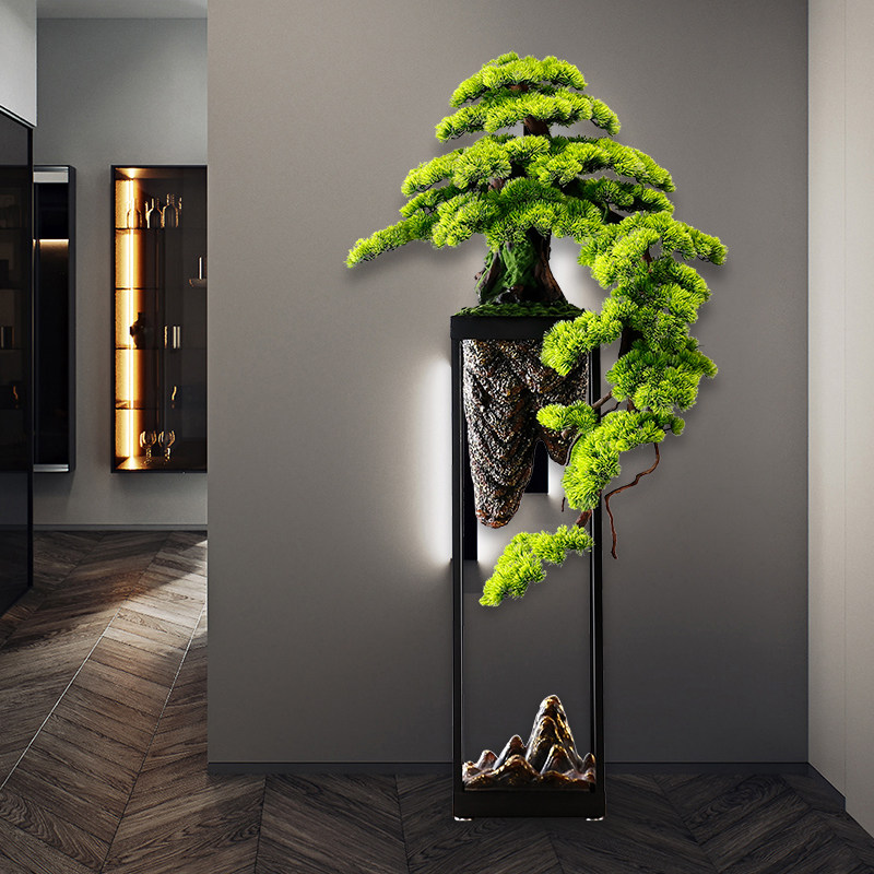 仿真植物大型落地摆件客厅过道别墅酒店装饰品绿植盆景盆栽迎客松,淘宝优惠券,粉丝福利购,淘宝优惠卷