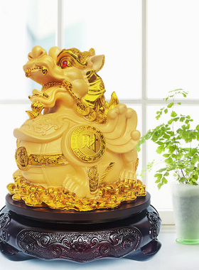 貔貅摆件招财饭店开业礼物开张礼品金蟾工艺礼品摆饰客厅吧台收银