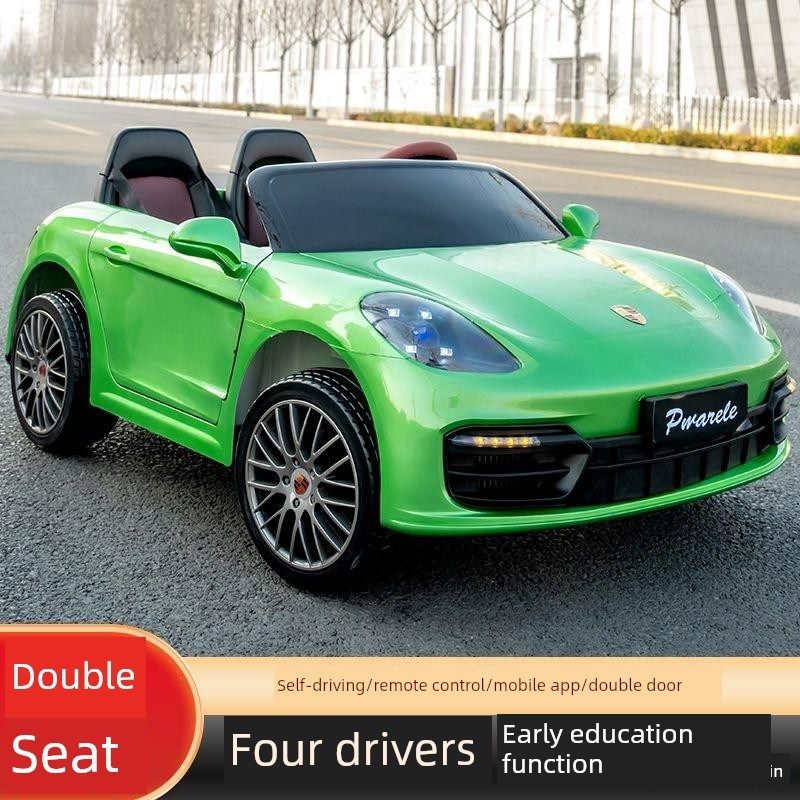 儿童电动车可坐大人男女小孩玩具车跑车双人双座超大号童车可充电,淘宝优惠券,粉丝福利购,淘宝优惠卷