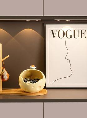 创意杰瑞钥匙收纳入户玄关布置摆件客厅电视柜桌面装饰品家居好物