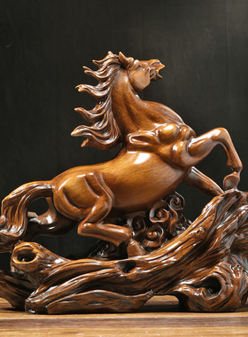 招财马摆件马到成功老板办公室桌面酒柜装饰品公司乔迁开业礼物