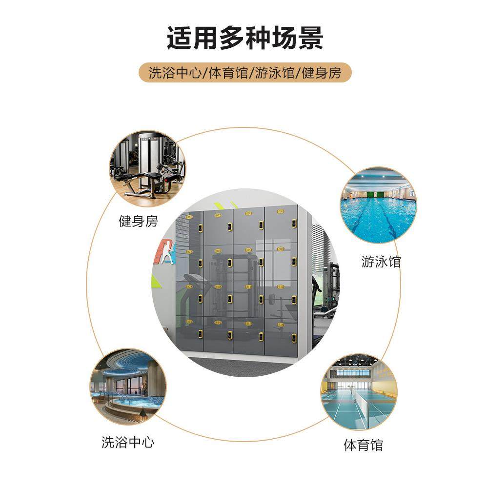 木质更衣柜储物柜健身房美发理发店瑜伽馆厚背板带锁存包柜员工柜,淘宝优惠券,粉丝福利购,淘宝优惠卷