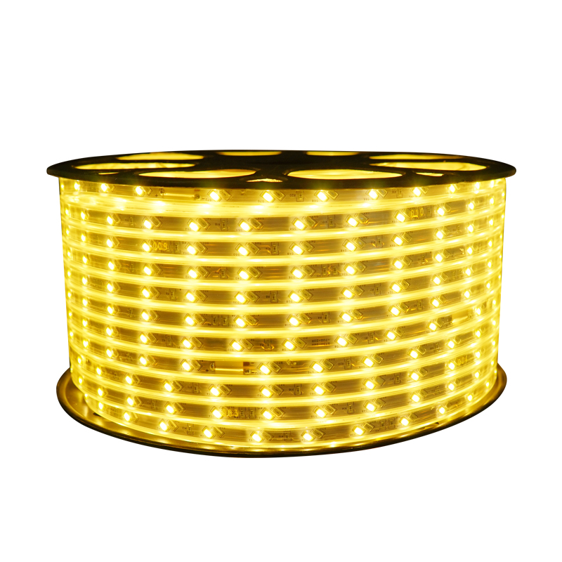 灯带led三色变色软灯条客厅超亮rgb吊顶光带220v防水长条家用装饰 - 图2