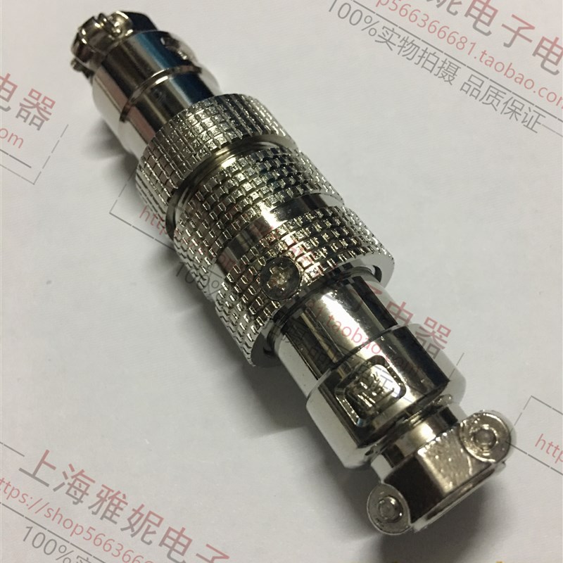 重强航空插头 GX20 19M -2AK 19-2芯3芯4芯5芯6芯7芯 对接式插座 - 图3