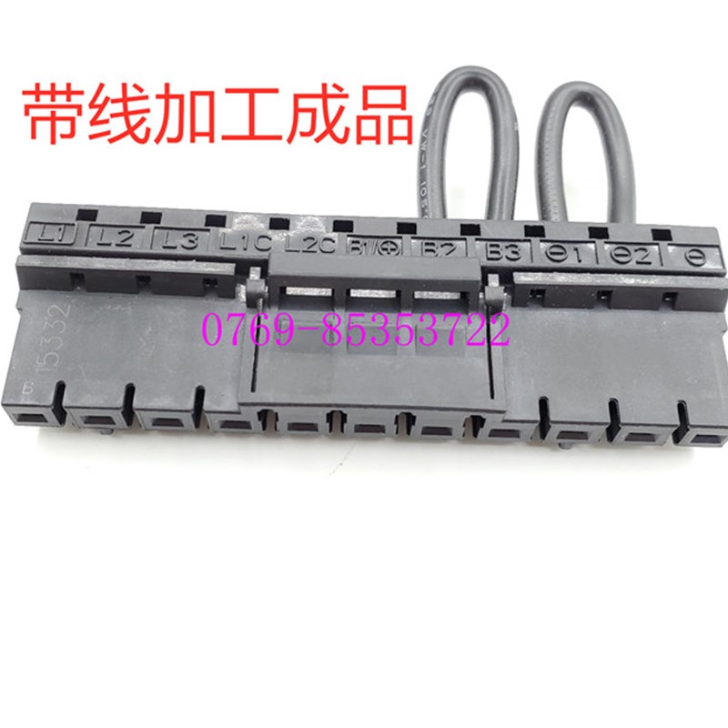 原装OMRON 欧姆龙伺服驱动UVW3孔 L1L2L3L1CL2C 5 11孔插头 - 图1