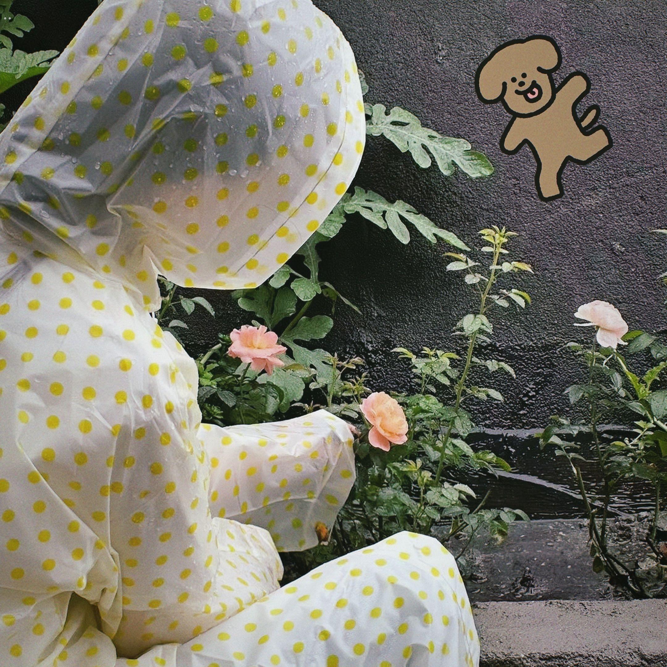 彩色波点雨衣长款单人全身防暴雨成人外穿人车分离户外连体风衣款 - 图1